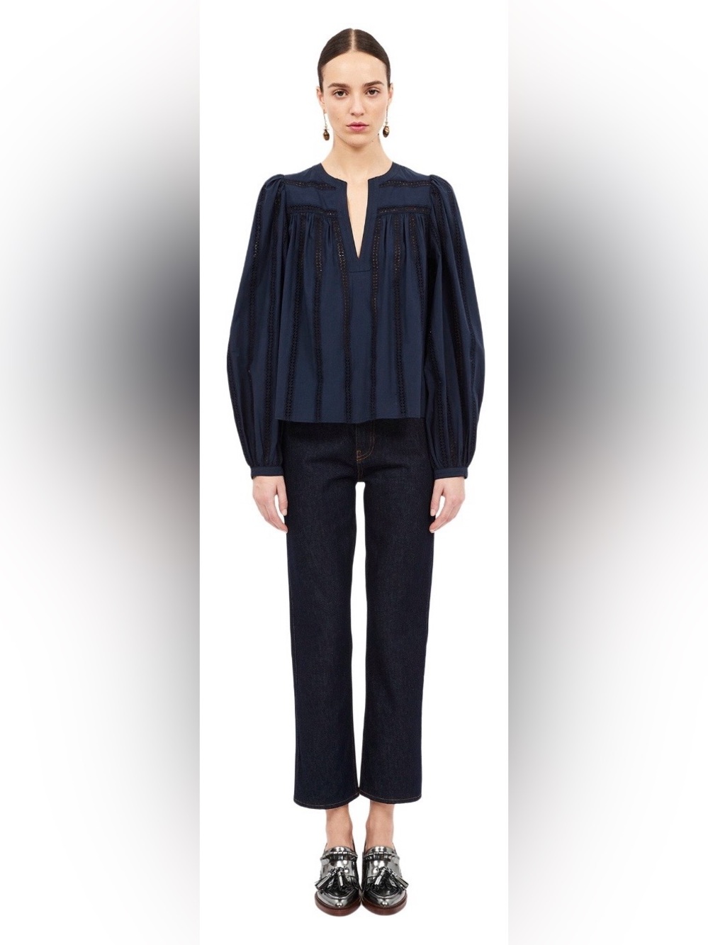 Ulla Johnson Rowan Blouse Midnight